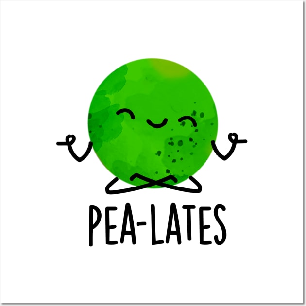 Pea-lates Cute Pilates Pea Pun Wall Art by punnybone